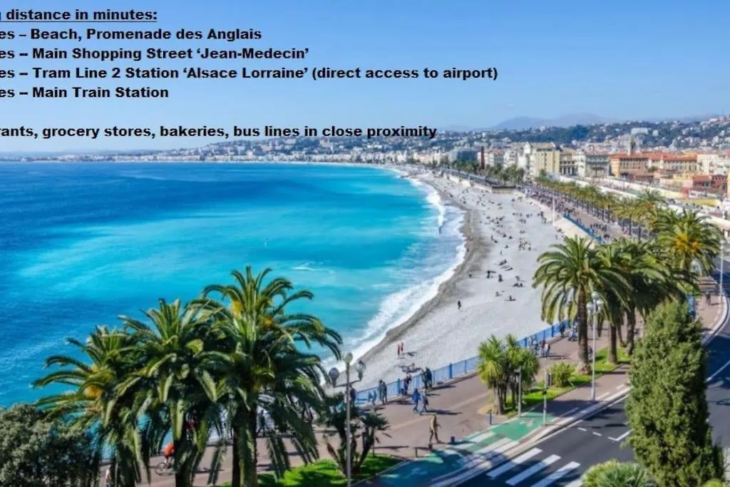 - - Superbe Studio Avec Balcon - Nice Centre - - Apartment